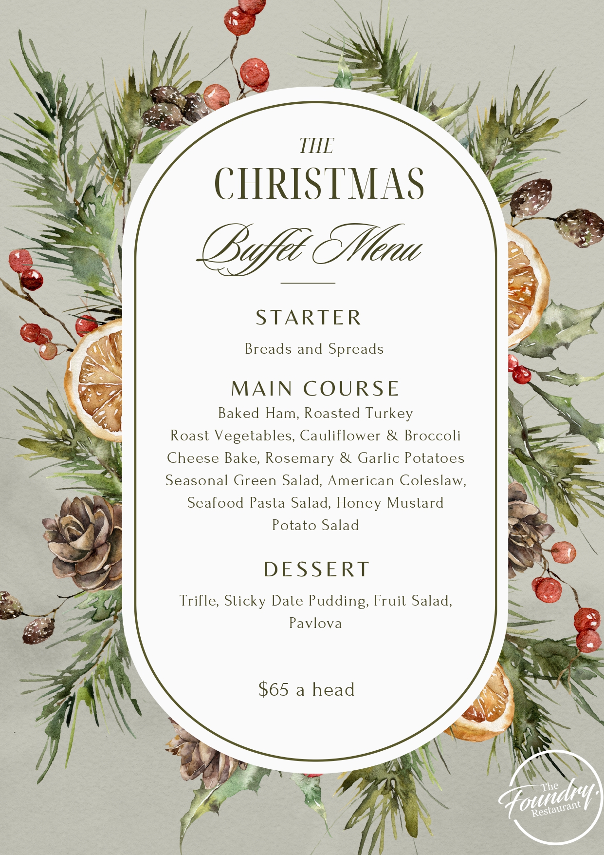 Foundry Christmas Buffet